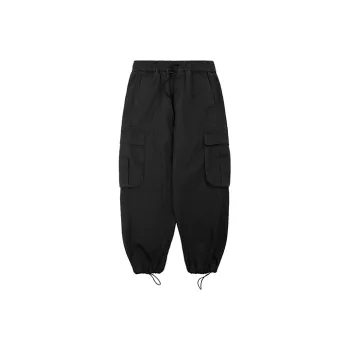 PSO Brand Casual Pants Unisex Black