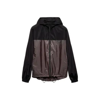 PRADA Triangle Logo Zipped Jacket