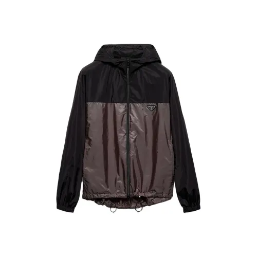 PRADA Triangle Logo Zipped Jacket
