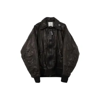 MIHARA YASUHIRO Backlash Smooth Lesther Big Zip Blouson