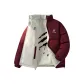 Burgundy (Puffer Jacket-5878)
