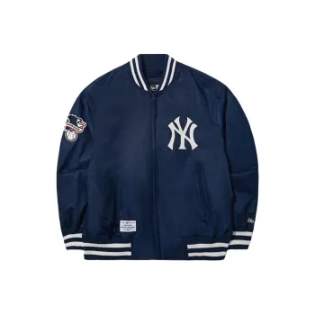 New Era Baseball Jacket Unisex Navy Blue