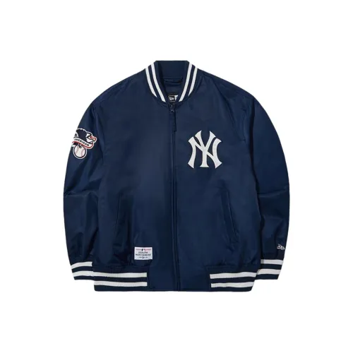 New Era Baseball Jacket Unisex Navy Blue