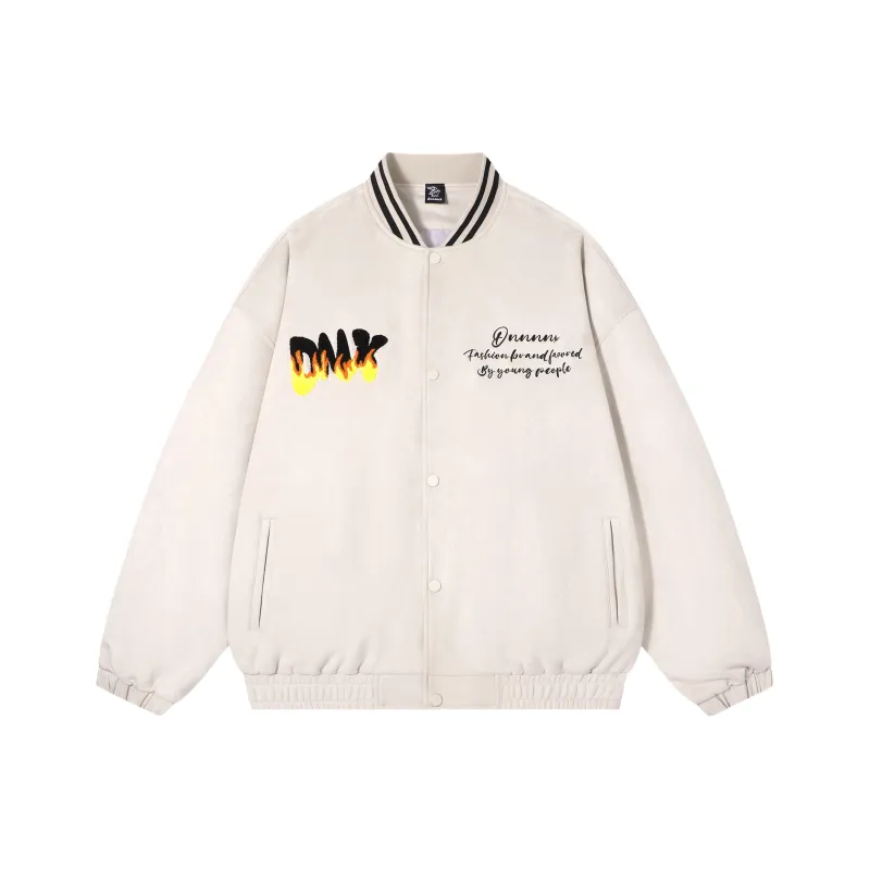 Dnnnn Baseball Jacket Coat Unisex-7