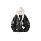 Black Padded (White Hooded)