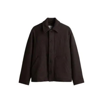 H&M Jackets Coats Men's Dark Brown