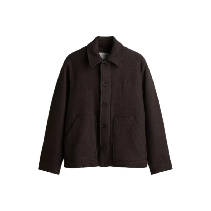 H&M Jackets Coats Men's Dark Brown-0