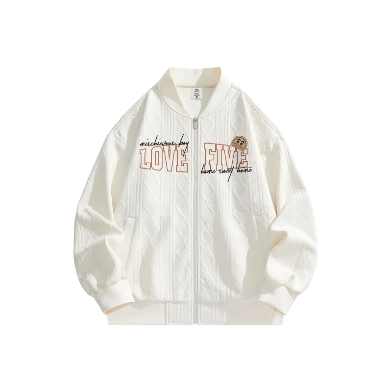Crayon Shinchan Baseball Jacket Coat Unisex-4