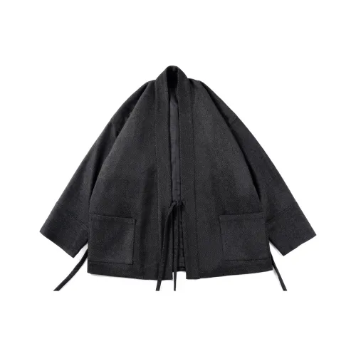 S CREST Jackets Coats Unisex Dark Gray