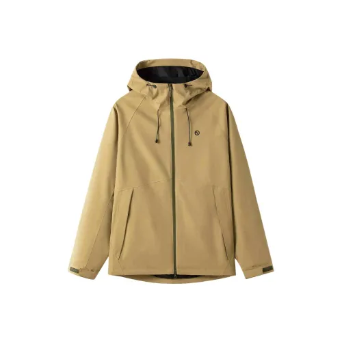 OUTDOOR PRODUCTS Waterproof, Windproof, Breathable, Abrasion Resistant, Thermal Windbreaker Jacket Men's Seaweed Khaki