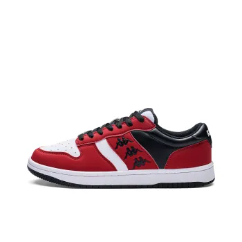 Kappa Anti Slip Wear Resistant Low Top Skateboard Shoes Unisex New Year Red