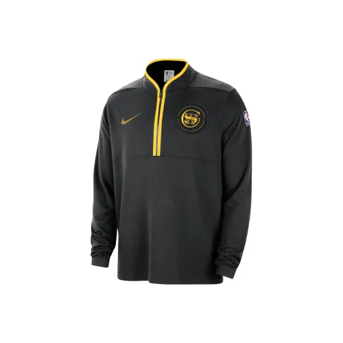 Nike Golden State Warriors 2023/24 City Edition Men's Nike Dri FIT Nba 1/2 Zip Long Sleeve Top
