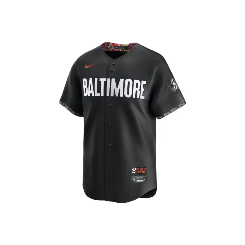 Nike Cedric Mullins Baltimore Orioles City Connect Baseball Jacket Men's Black-0
