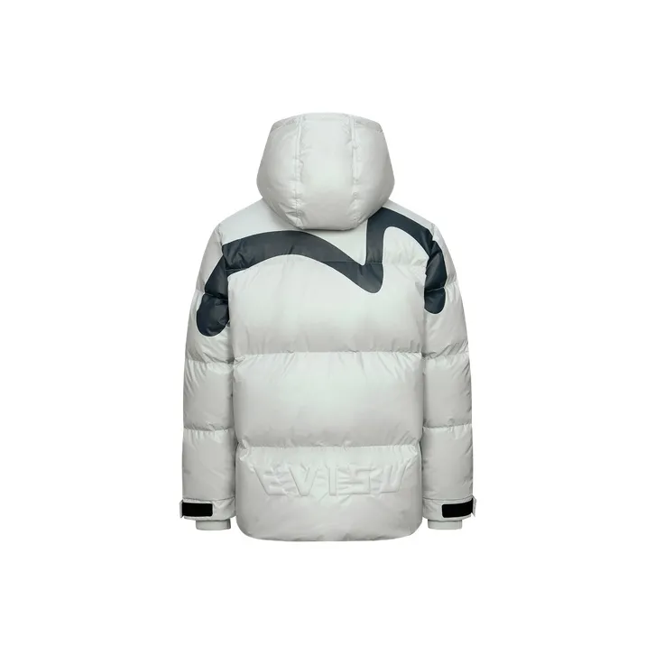 EVISU Down Jackets Men Silver Gray-0