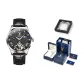 Black Leather Jet Black Dial[Box]