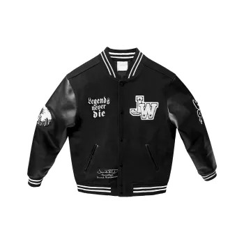 Juice Wrld Baseball Jacket Men's Black