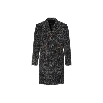 ANDREW MACKENZIE FW24 Coats Men's Black Gray