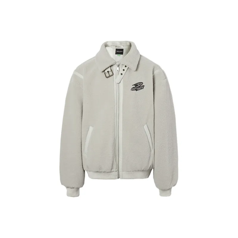 EPTISON Velvet Jackets Unisex Light Gray-0