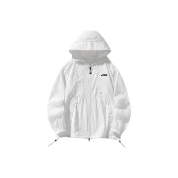 Jeep Hooded Coat With Sun Protection Features Unisex