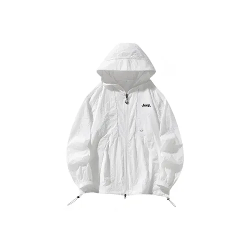 Jeep Hooded Coat With Sun Protection Features Unisex
