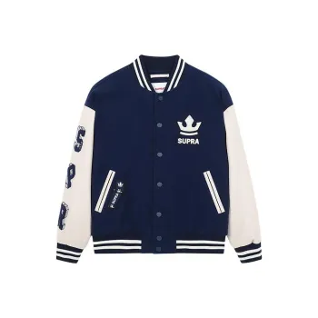 SUPRA Baseball Jacket Unisex Dark Marine Blue