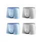 4 Pack[Aqua Blue+Gray+Aqua Blue+Gray]