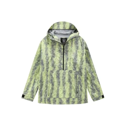 VOLCOM Water-Resistant Windbreaker Jacket Men's