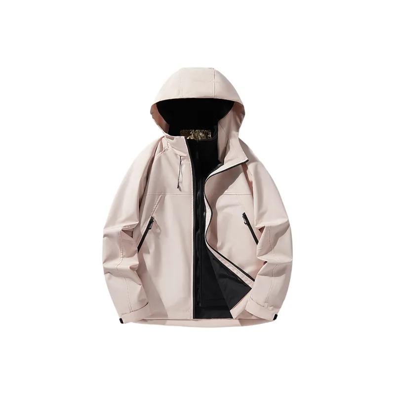 VanCamel Waterproof And Windproof To Keep Warm Windbreaker Jackets Unisex-4