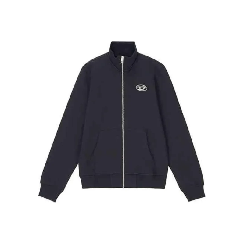 DIESEL S Ginni Zip OD High Neck Sweatshirt-0