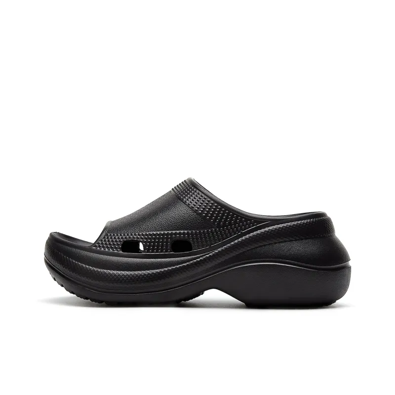 JOSINY Quiet Slip Resistant Odor Resistant Abrasion Resistant Antibacterial Cushioning Slide Slippers Women's-0