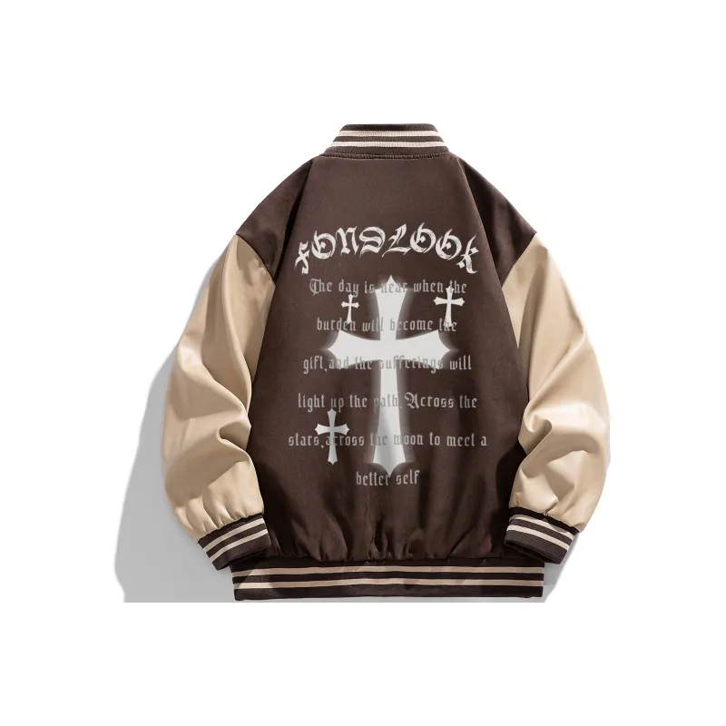 FONDLOOK Baseball Jacket Unisex-5