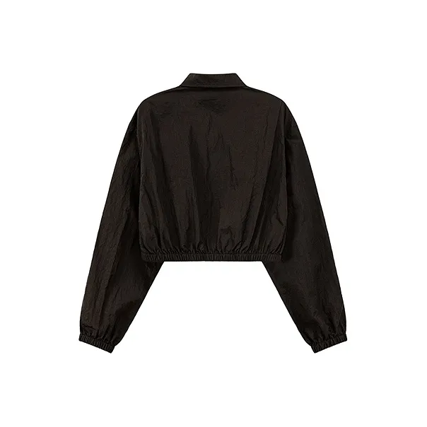 CHUU Cropped Coat Women's Black-1