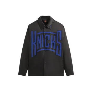 KITH X New York Knicks Snap Front Coaches Jacket