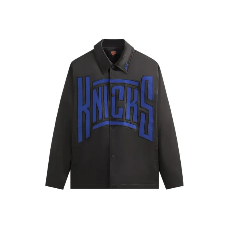 KITH X New York Knicks Snap Front Coaches Jacket-0