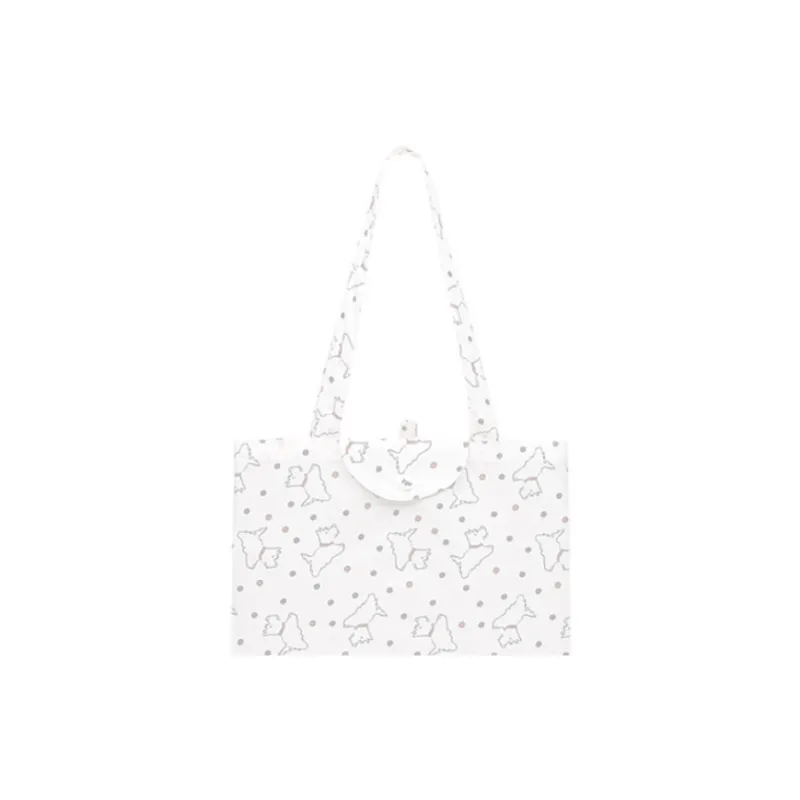 RADLEY Nylon Tote Bag, Shopping Bag, Shoulder Bag Large Size Unisex White-3