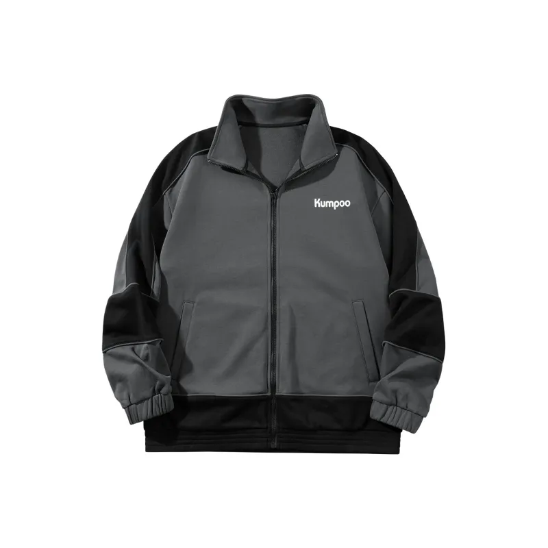 KUMPOO Baseball Jacket Unisex Two Tone Optional-4