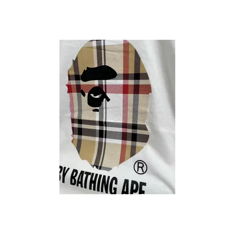 Bape A BATHING APE Check By Bathing Tee-2