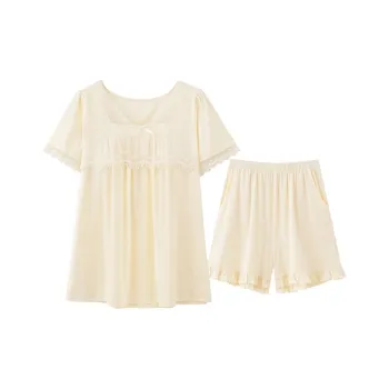 LUYOUYE Pajama Set Women's Yellow