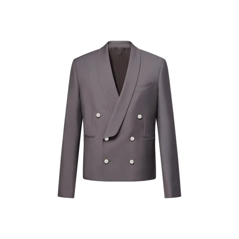 LOUIS VUITTON SS25 Jackets Coats Men's Gray-0