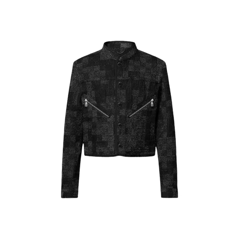 LOUIS VUITTON Denim Bouclette Flight Jacket-0
