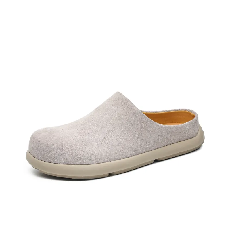 Chi Wolf Rubber Sole Closed Toe Slippers Unisex White-1