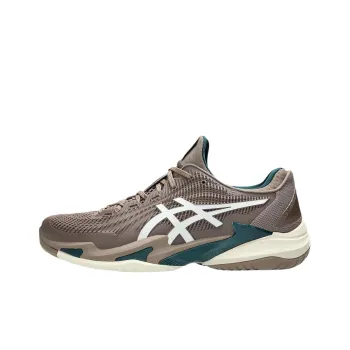 Asics Court FF 3 Anti Slip Wear Resistant Low Top Tennis Shoes Men's Gray
