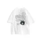 [100% cotton]White (Tf Graffiti King Chest Logo_tf Graffiti King Back Logo)