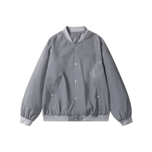 XIXN Jackets Unisex Gray[Regular]