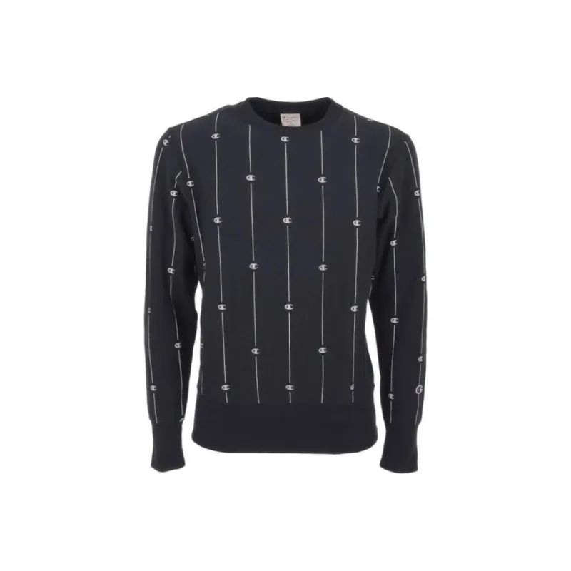 Champion Terry Pinstripe Crewneck-0