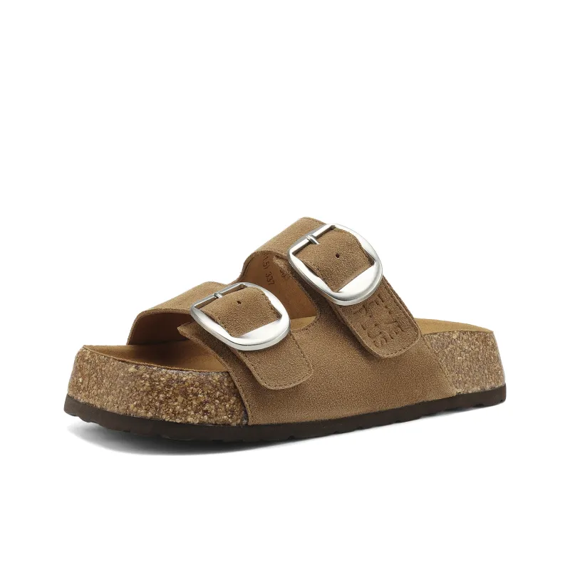 FIVE PLUS Slip Resistant Abrasion Resistant Slide Slippers Women's-1