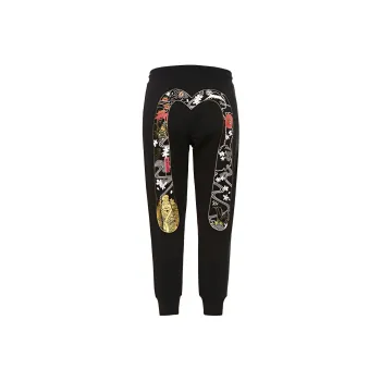 EVISU Jogger Moderate Casual Pants Women's Black