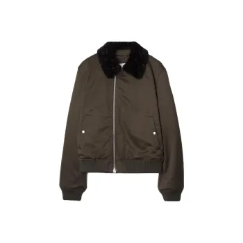 Burberry Shearling Bomber Jacket