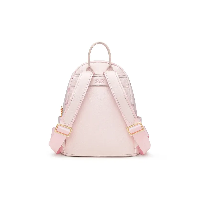 MESUCA Disney, Collaboration Disney Collection PU Backpack Regular Women's Ecru/Pink/Silver-11