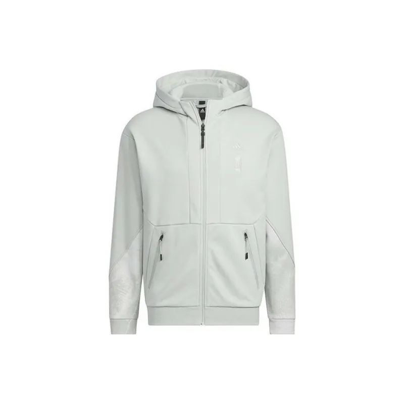 Adidas Wuji Series Wuji Knit Warm Jacket Jackets Coats Men's Gray-0
